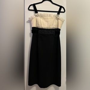 Cream & Black “cocktail dress”